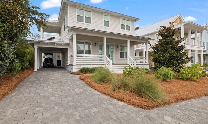 Lakeside at Blue Mountain Beach House | Golf Cart/Lakeside at Blue Mtn. Beach home, Easy walk to beach, dining & pool