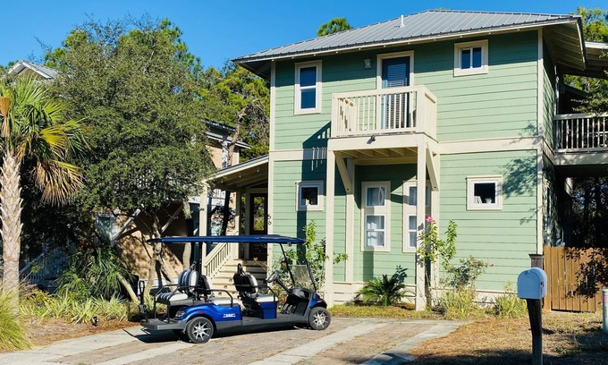 Santa Rosa Beach House | Golf Cart | Pool | Gym | South of 30a