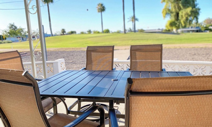 Sun City House | Golf Course View 55+ Community MCM Style Original Sun City Home