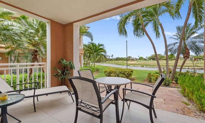 Oranjestad-West Condo | Golf Course View - Garden 1BR condo - DR01