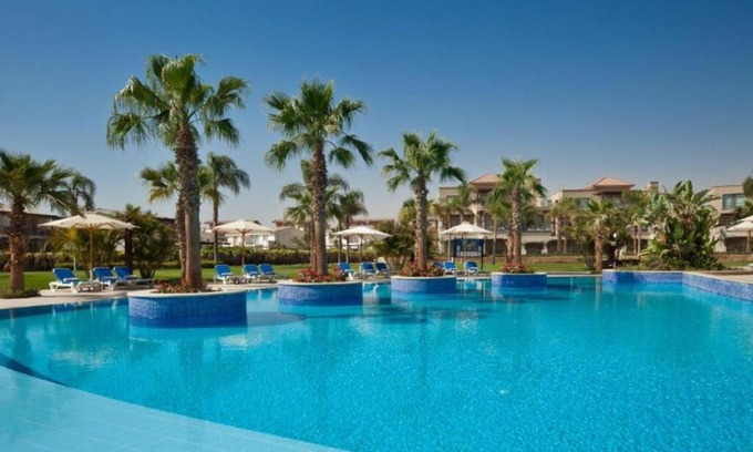 Ain Sokhna House | Golf Courses & Poolside Views | Two Rooms, Private Beach & Kids Playground