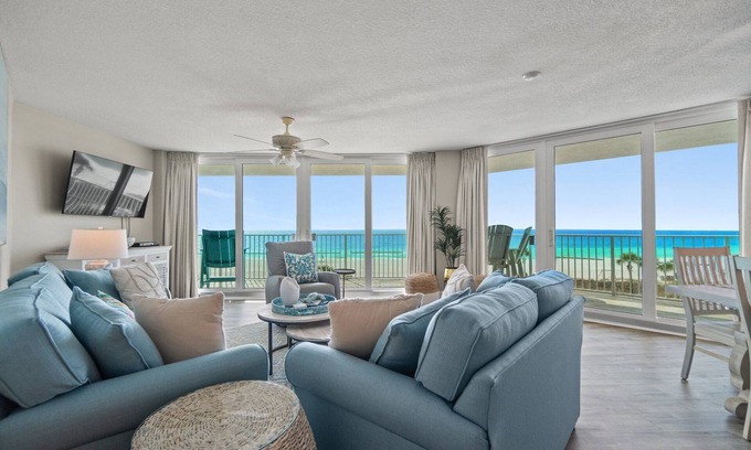 Gulf Lagoon Beach Condo | Gorgeous 2023 Remodel - Dunes of Panama - Gulf Front