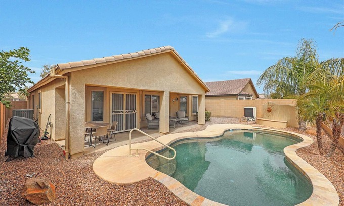 Villages At Queen Creek House | Gorgeous 4 bedroom, 2 bath house with a HEATED pool, hole 6 !