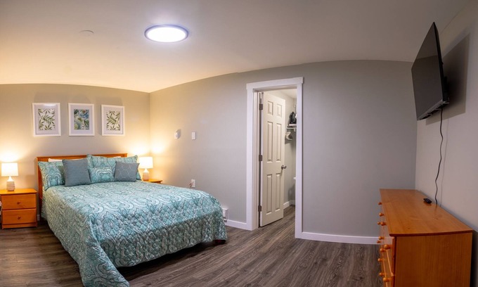 Ellsworth Apartment | Gorgeous Apt Open Green Space on Front to Relax and Sunbath