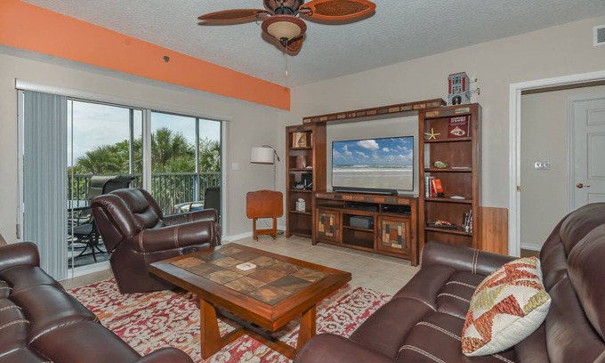New Smyrna Beach Condo | Gorgeous Coastal Themed Condo with Views of the Estuary! OW10-303