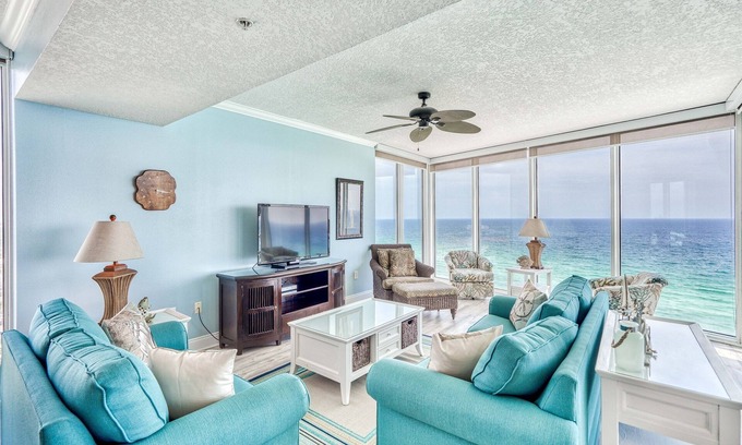 West Panama City Beach Resort | Gorgeous Corner Views! Book Late Summer/Fall