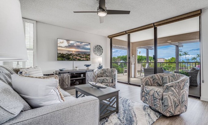 Wailea Condo | Gorgeous Expansive Condo in Wailea with HUGE Lanai & Ocean Views