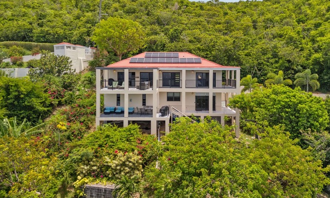 Estate Frenchman Bay House | GORGEOUS! Hilltop Villa - Amazing Views from 2 spacious decks-centrally located!