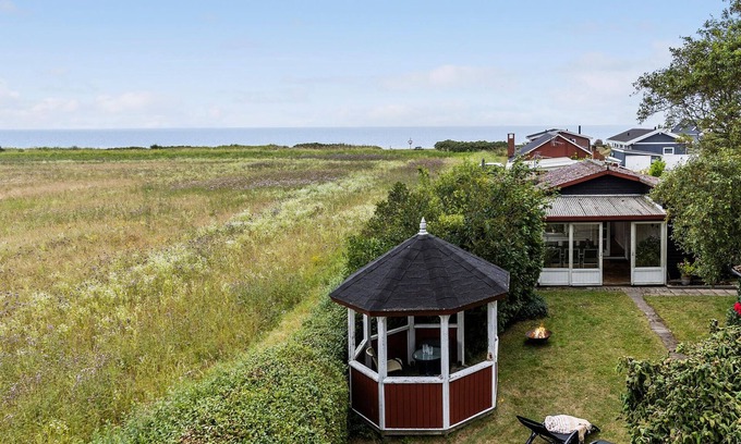 Tørresø House | Gorgeous home in Otterup with house a panoramic view