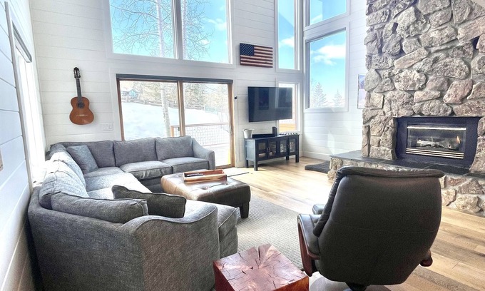 Steamboat Springs House | Gorgeous Home + Close to Skiing + Garage + Private dry sauna