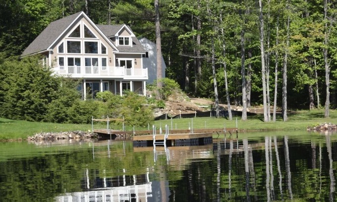 Bridgton House | Gorgeous Home with Lake Views to Match