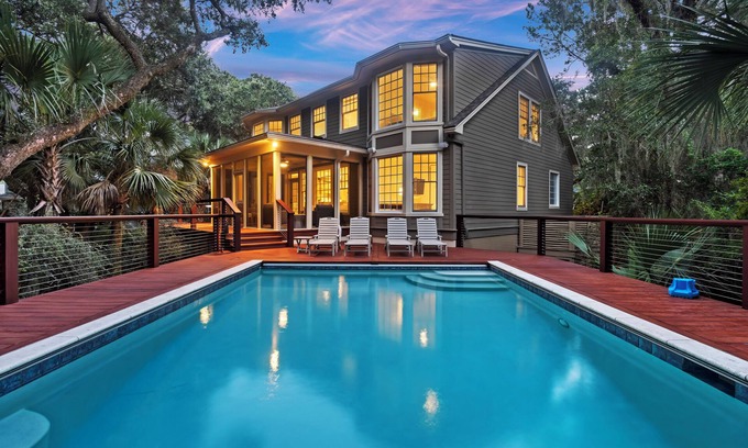 West Beach House | Gorgeous Kiawah Home with Private Pool - Ideal for Fun, Relaxing Family Vacation!