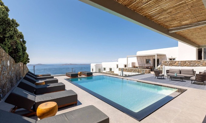 Faros Armenistis Villa | Gorgeous Mykonos Villa | 4 Bedrooms | Villa Atalanta | Private Pool & Panoramic.