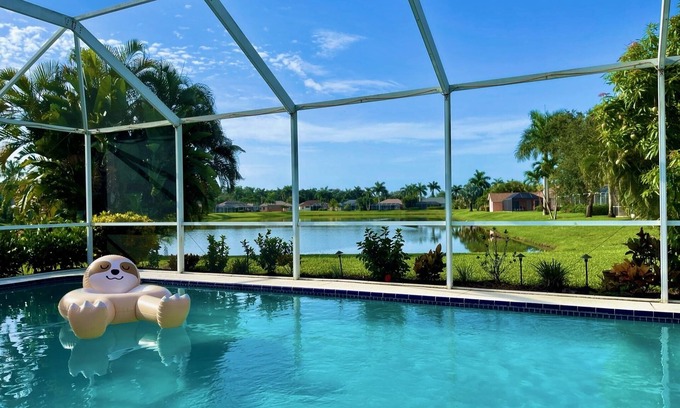Central Naples House | Gorgeous Naples home with Saltwater pool in a gated community