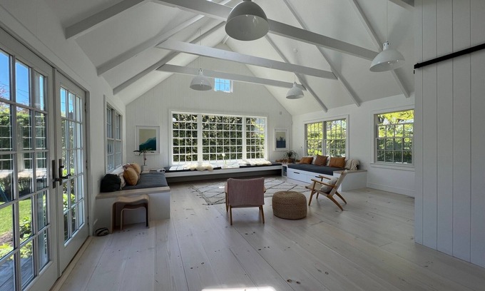 Orient Point House | Gorgeous North Fork Farmhouse with Private Beach Rights