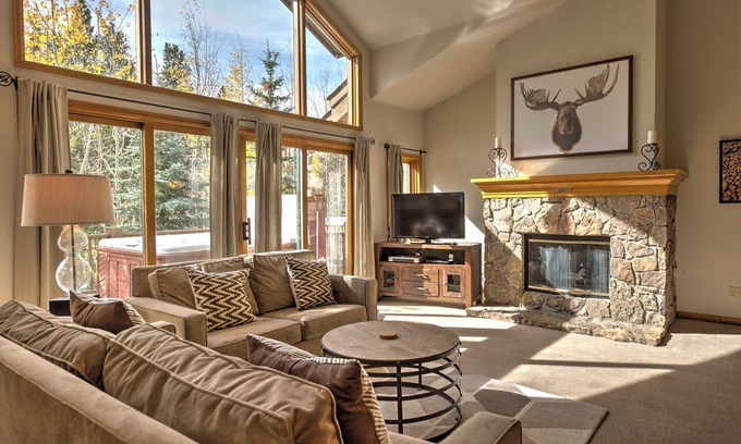 Peak 9 House | Gorgeous perfectly located town-home, Private hot tub, Private attached garage,