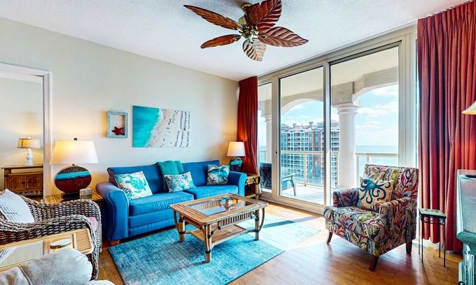 Pensacola Beach Condo | Gorgeous Resort Condo with Gulf Views, Shared Hot Tub, Pools, & Gym
