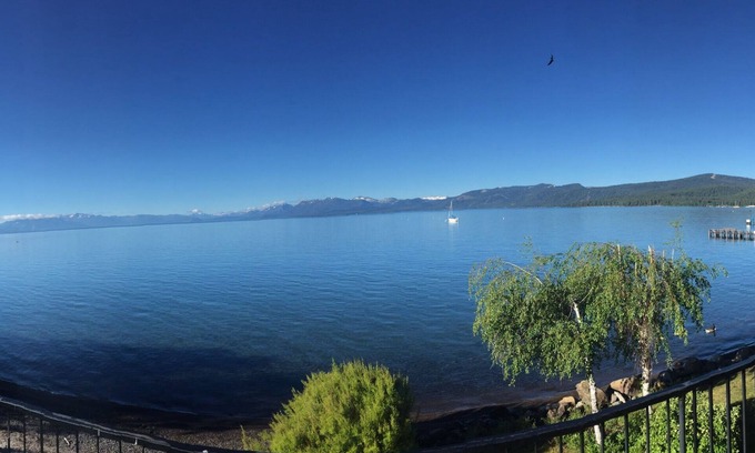 Lake Forest Condo | Gorgeous, sweeping views of Lake Tahoe from 3 story lake front condo!