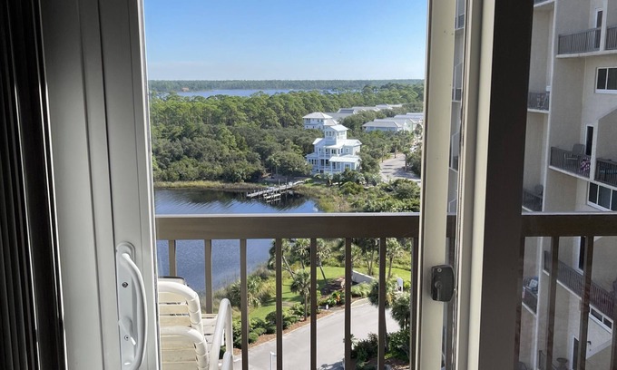 Sunnyside Condo | Gorgeous view of the Gulf of Mexico, steps away from the beach, in a gated area.