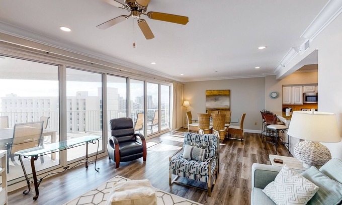 Sandestin Condo | Gorgeous waterfront escape with amazing views, pools, mini-golf, & a gym