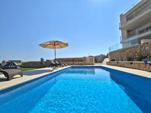 Xaghra Apartment | Gozo Getaway - Large Pool Apartment, 10 mins to Xaghra Square