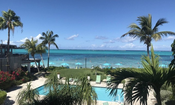 The Bight Condo | Grace Bay Beachfront:Tropical Reef 50 Feet Offshore.