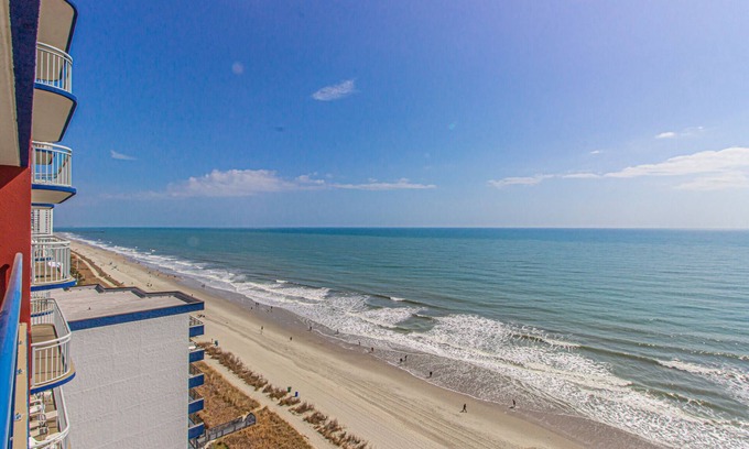 Myrtle Beach Condo | Grand Atlantic DELUXE 2 Bedroom 2 Bathroom Condo with OCEANFRONT MASTER