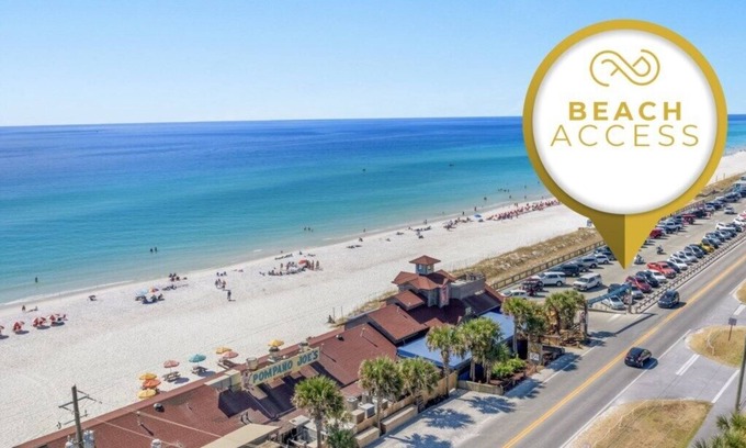 Miramar Beach House | Grand Boz Chateau with Low-Speed Vehicle, Heated Pool, and Cornhole Field
