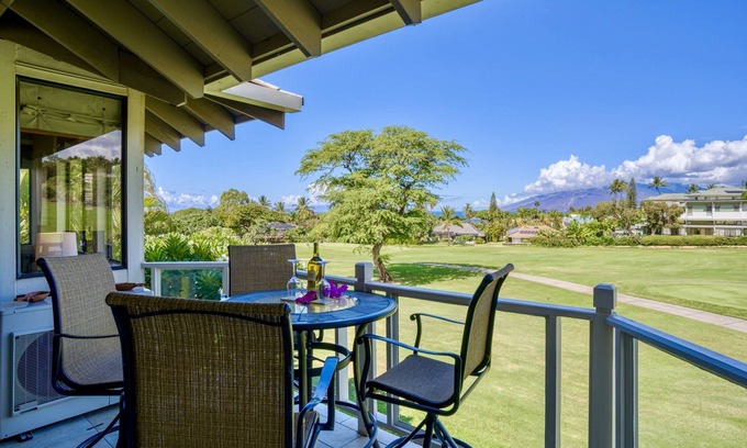 Wailea Condo | Grand Champions Villas 156 - Ocean & Golf Course View, King Size Bed