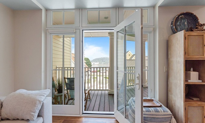 Grand Haven Condo | Grand Haven Water Views w/Pool & Fire Pit across from the Boardwalk!