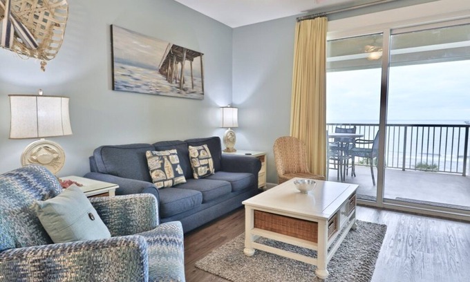 Panama City Beach Condo | Grand Panama 2BR 2BA w/bunks sleeps 8! 5th floor Gulf Front!