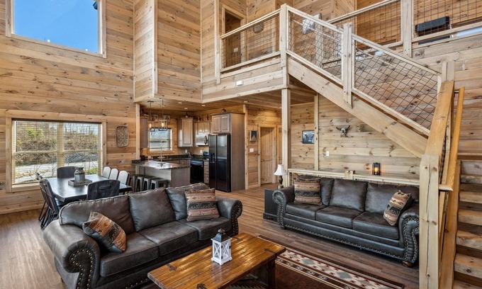 Chalet Village North Cabin | Grande Vue Lodge - Chalet Village- Hot Tub- New Construction- Long range Views🏔