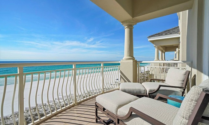Miramar Beach Condo | Grandview 403 - 2-Story Beachfront Condo with Ocean Views, Direct Beach Access & Shared Pool