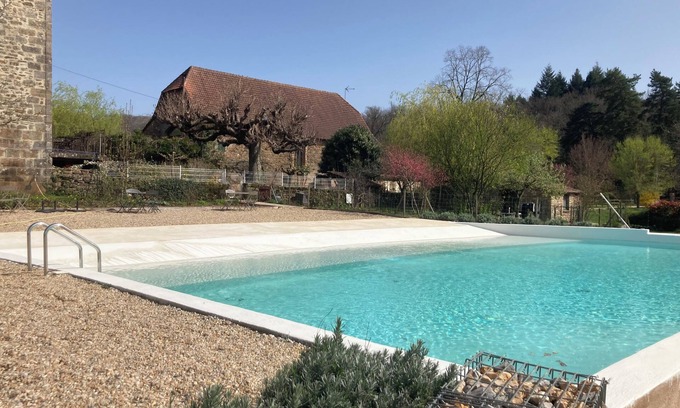 Saint-Maurice-en-Quercy House | Grange Aménagée- Corps de Ferme à la Campagne