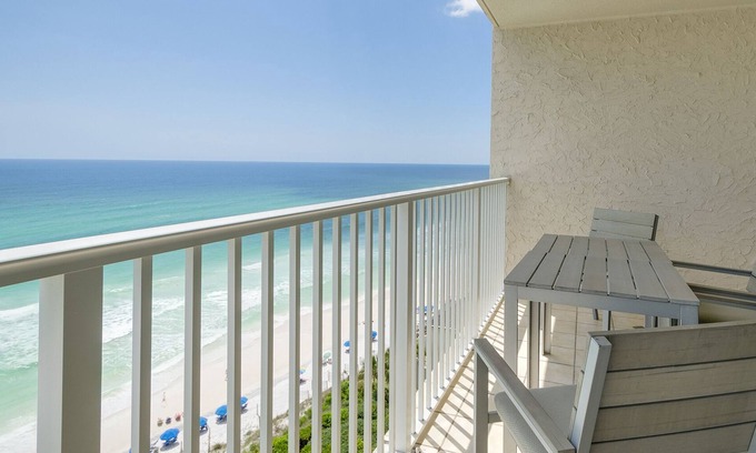 Seagrove Beach Condo | Great Location, Private Beach, Pool, Beach Chairs + Free Attraction Tickets!