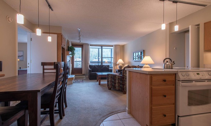 Copper Mountain Village Condo | Great mountain views steps from the lifts, 2 master bedrooms