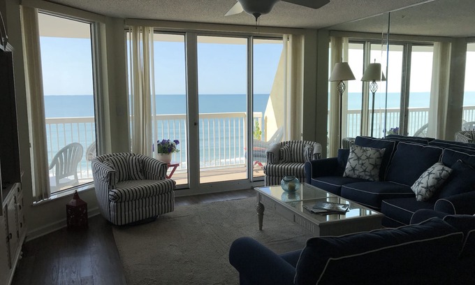 North Myrtle Beach Condo | Great reviews…Oceanfront beautiful views! All new mattresses!