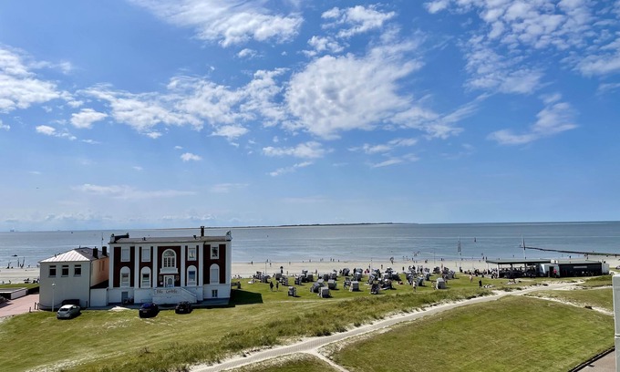 Norderney Apartment | Great sea view and sun from morning to night