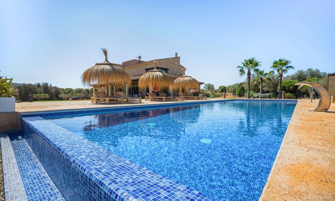 Campos Villa | Great Villa with pool, playground, 5km to the beach Es Trenc, Campos, Mallorca