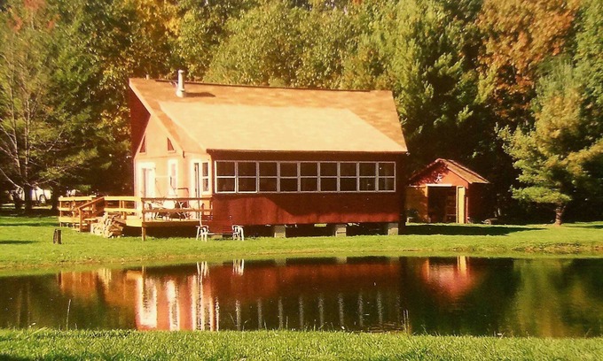 Branchport Cabin | Grey's Getaway Cabin, Serene Finger Lake area, wine country ! Dog friendly!