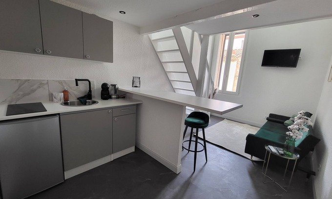 La Gare Apartment | Greyen T2 Neuf Clim Netflix Cosy Centre Ville Gare