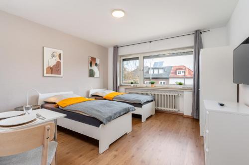 Baesweiler Apartment | Große Wohnung mit 7 Betten und Balkon