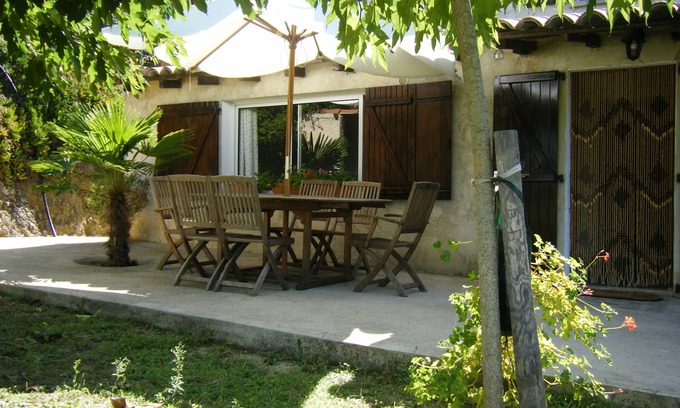 Belvedere-Campomoro Apartment | Ground floor garden apartment with sea view.