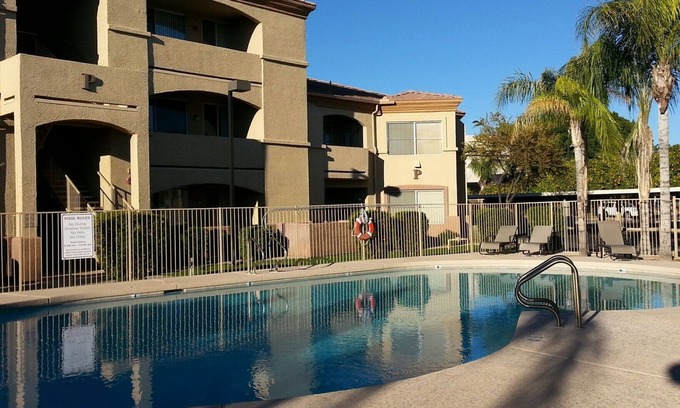 Tempe Condo | Ground floor, Pool, Spa & Fitness Room - 1Bd/1Ba condo. Covered parking spot