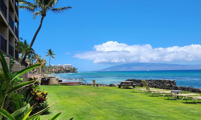 Honokowai Condo | Ground floor! Swim with the turtles! Book now for Fall!