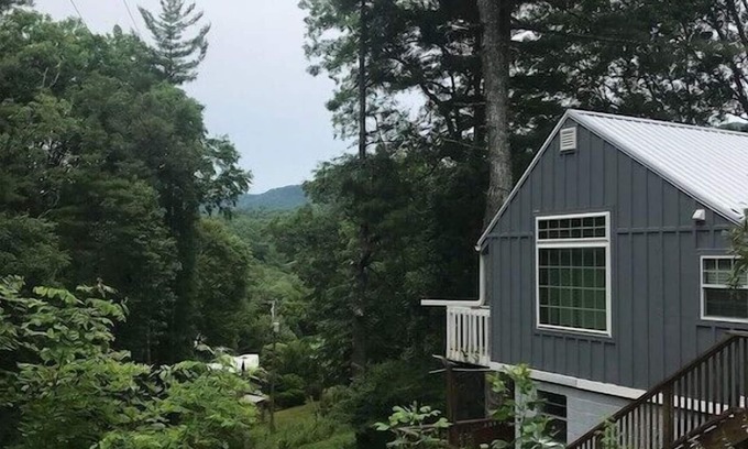 Balsam Grove House | Group House in Mountains near Brevard with RV port and EV port. Pets welcome.