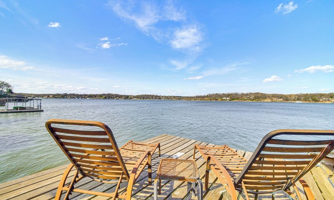 Grove House | Grove Lake House w/Boat Dock & Outdoor Spots!