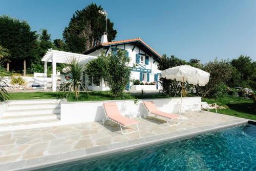 Guethary Apartment | Guéthary Villa Piscine chauffée plage de Parlementia