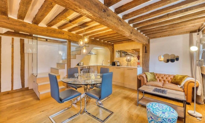 Quartier Vieux Marche-Cathedrale Apartment | Guillaume - Le Charme Normand Intemporel