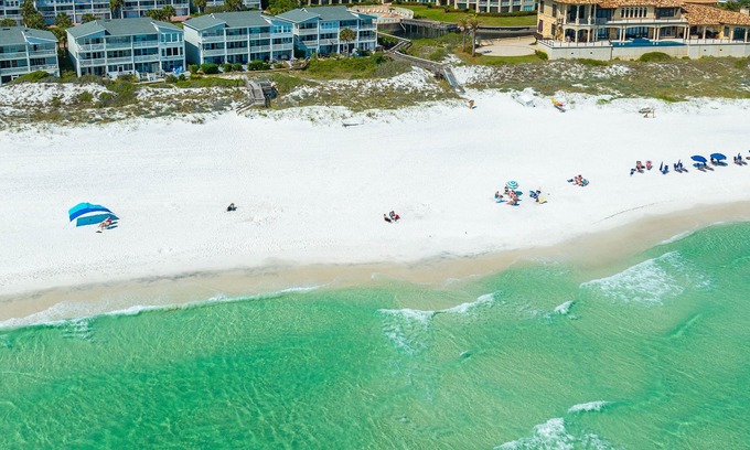 Santa Rosa Beach Condo | Gulf‑Front 3BR on 30A Ground‑Floor Steps to Pool & Beach